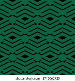 Seamless pattern. Diamonds, shapes wallpaper. Rhombuses, figures ornament. Digital paper, textile print, web design, abstract. Shapes background. Ethnic motif. Geometric backdrop. Vector artwork.