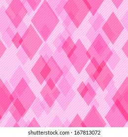 Seamless Pattern with Diamonds. For Textile, Fabric, Backgrounds, etc 