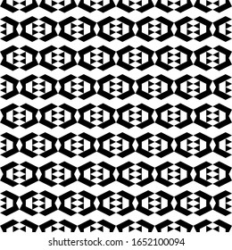 Seamless pattern. Diamonds, triangular shapes, forms backdrop. Rhombuses, triangles, figures ornament. Ethnic motif. Digital paper, textile print, design, abstract. Folk background. Vector wallpaper