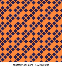 Seamless pattern. Diamonds wallpaper. Checks ornament. Squares illustration. Rhombuses backdrop. Geometric background. Digital paper, textile print, web design, abstract. Ethnic motif. Vector artwork.