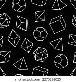 Seamless pattern of dice for board games.