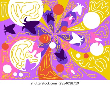 Seamless pattern with dicentera flowers. Can be used for printing on cloth and paper