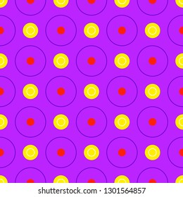 seamless pattern from different circles