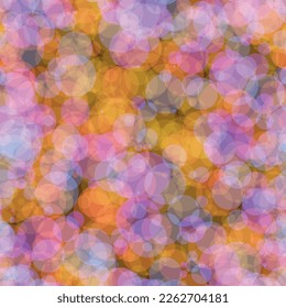 Seamless pattern with different circles. Vector file for designs.