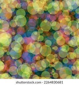 Seamless pattern with different circles. Vector file for designs.