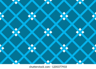 Seamless pattern. Different shades of beautiful blue color. Striped diagonal pattern for printing on fabric, paper, wrapping, scrapbooking, websites Background with slanted lines Vector illustration