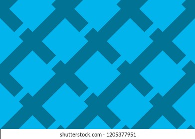 Seamless pattern. Different shades of beautiful blue color. Striped diagonal pattern for printing on fabric, paper, wrapping, scrapbooking, websites Background with slanted lines Vector illustration