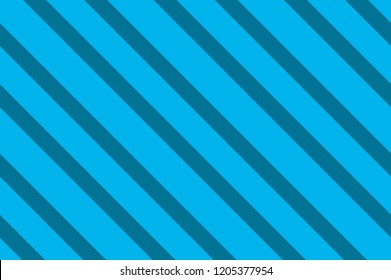 Seamless pattern. Different shades of beautiful blue color. Striped diagonal pattern for printing on fabric, paper, wrapping, scrapbooking, websites Background with slanted lines Vector illustration