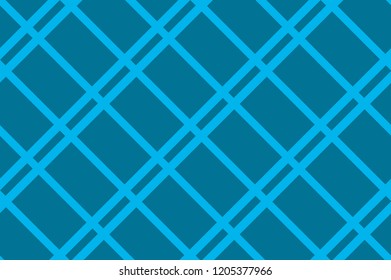 Seamless pattern. Different shades of beautiful blue color. Striped diagonal pattern for printing on fabric, paper, wrapping, scrapbooking, websites Background with slanted lines Vector illustration