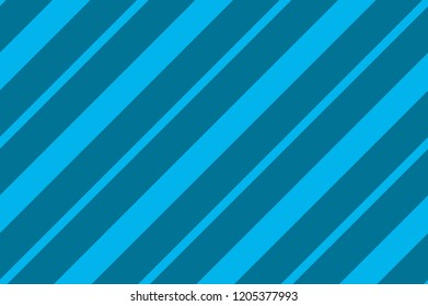 Seamless pattern. Different shades of beautiful blue color. Striped diagonal pattern for printing on fabric, paper, wrapping, scrapbooking, websites Background with slanted lines Vector illustration