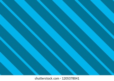 Seamless pattern. Different shades of beautiful blue color. Striped diagonal pattern for printing on fabric, paper, wrapping, scrapbooking, websites Background with slanted lines Vector illustration