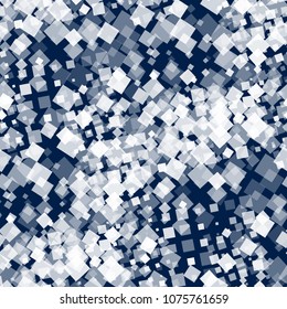 Seamless pattern. Digital background with different colors squares for card or flyer. Halftone Seamless Pattern with Color Squares for your Design. Vector Texture.