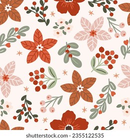 Seamless pattern, digital paper repeating background for fabric, wallpaper, wrapping paper and surface design