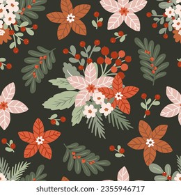 Seamless pattern, digital paper repeating background for fabric, wallpaper, wrapping paper and surface design