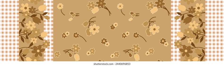 seamless pattern for digital print and textile design