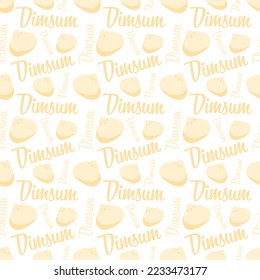 Patrón sin inconvenientes con Dimsum, para la decoración