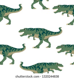 seamless pattern, dinosaur, Raptor, vector