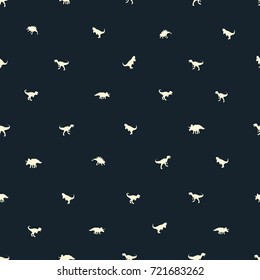 seamless pattern with dinosaurs