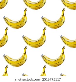 Patrón sin fisuras disco bola de espejo plátano. Estilo mosaico