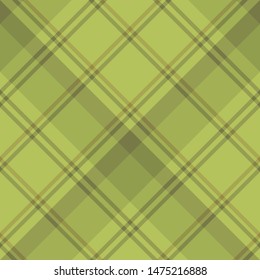 Seamless pattern in discreet green colors for plaid, fabric, textile, clothes, tablecloth and other things. Vector image. 2