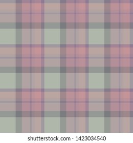 Seamless pattern in discreet morning pink and grey colors for plaid, fabric, textile, clothes, tablecloth and other things. Vector image. 