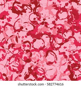 Seamless pattern. Disorderly blots. Spray paints. Grungy textiles. Coloring for children's clothing. Camouflage. Cartoon. Flat.