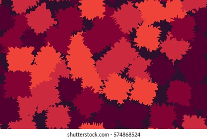 Seamless pattern. Disorderly patches. Chaos of colors. Fashion camouflage.