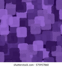 Seamless pattern. Disorderly patches. Chaos of colors. Fashion camouflage.