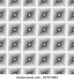 Seamless pattern with distorted squares.