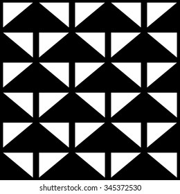 Seamless pattern with divided squares. Vector art.