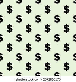 seamless pattern with Dollar sign icon vector,seamless pattern background.