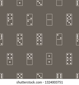 Seamless pattern with Dominoes for your design