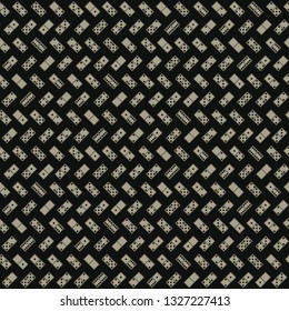 Seamless pattern with Dominoes for your design
