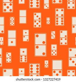 Seamless pattern with Dominoes for your design