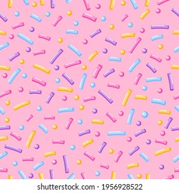 Seamless pattern of  donut glaze. Pattern design for banner, poster, flyer, card, postcard, cover, brochure.
