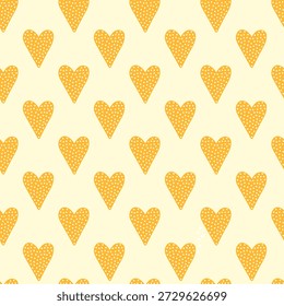 Nahtloses Muster aus Doodle-Herzen auf isoliertem Hintergrund. Romantisches Liebesdesign für die Liebe, Valentinstag, Muttertag, Hochzeitsfeier, Grußkarte, Einladungen, Scrapbooking.