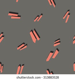 Seamless pattern with doodle rectangle shapes 3