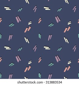 Seamless pattern with doodle rectangle shapes 1