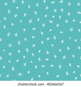 Seamless pattern - doodle stars