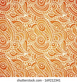 Seamless pattern  in doodle style.The illustration contains transparency and effects. EPS10