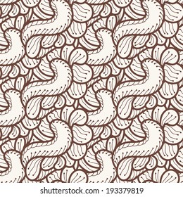Seamless pattern in doodle style.Vector illustration.