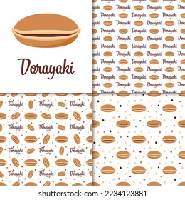 Patrón sin inconvenientes con Dorayaki, para la decoración