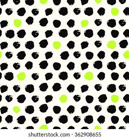 Seamless pattern with dot.  
