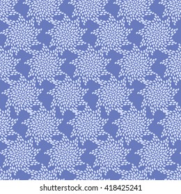 Seamless pattern of dot shapes.Trend blue color pastel. Vector EPS 10.