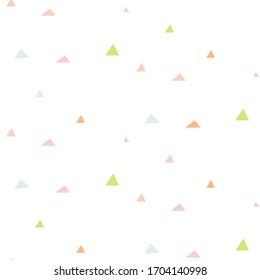 Seamless pattern dot triangles simple texture vector.