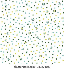 Seamless pattern with dots