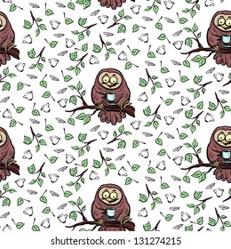 Seamless pattern with dots