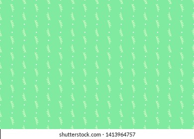 Seamless pattern with dots and branches. Abstract background. Print for polygraphy, posters, shirts and textiles. Doodle for design