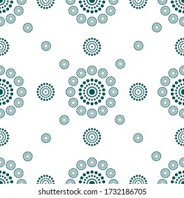 Seamless pattern dots circle. perfect motifs and texture 
