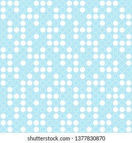 Seamless pattern of dots and circles. Geometric background. Vector illustration. Good quality. Good design.
